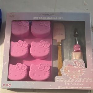 Hello Kitty Pink Cupcake Baking Kit